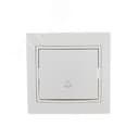 Мира Кнопка звонка белая