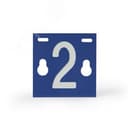 Табличка номера фидера №2 65x60 мм PEM241.2R Энсто-РУС (ОКПП)