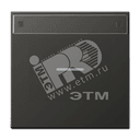 Клавиша для контрольного выключателя с подсветкой с полем для надписи антрацит JUNG