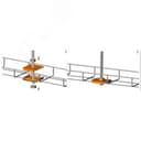 Фиксатор для подвеса проволочного лотка на шпильке