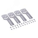 Пластина крепежная GSV H50 в комплекте с крепежными элементами, необходимыми для монтажа