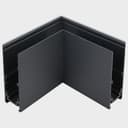 Соединитель угловой Lобразный для треков накладных Italline Atom IT0125034 black