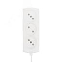 Удлинитель PROconnect STANDARD 3 гнезда, 1.5 м, 2х0.75 мм, б/з, белый
