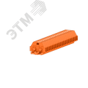 Клемма TB 1-1 с бок. подключ. с крепеж.фланцами, сечение 1,5 мм. кв., оранжевая SUPU