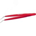 Пинцет для электроники, загнут 40 градусов, острый 155 мм, изолированный