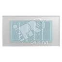 Рамка с суппортом на 5 узких модулей, S82C, серебро - алюминий (стекло)