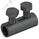 Зажим соединительный прямой пруток-пруток 6-8мм оцинкованная сталь TD IEK