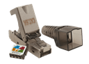 Коннектор 8P8C STP 6A (RJ-45) безынструментальный (DIY) SUPRLAN (10-0240-1)