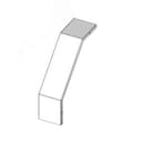 Крышка лотка КЛС 400х65-90 УХЛ1 для поворота трассы вниз на 90, горячее цинкование S1,5 Завод ЭМИ Курган