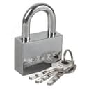 Замок "Мастер" навесной, стальной корпус, закаленная дужка, 60мм