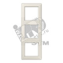 Рамка 3-я для горизонтальной/вертикальной установки Серия- AS550 Материал- дуропласт Цвет- слоновая кость AS583 JUNG