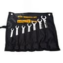 Набор ключей накидных разрезных двусторонних 7 (8-24) хромированные Hortz