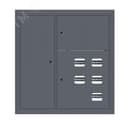 Щит этажный 5 кв. слаботочка слева RAL7024 (1000х950х150) EKF PROxima