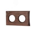 Шедель Рамка 2 постовая для скрытого монтажа (Винтаж на бревно 220мм) BF4C22-620-18 Бирони