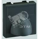 Connect Плата для вывода кабеля 45х45мм графит