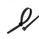 Хомут-стяжка кабельная нейлоновая 120x2,5 мм, черная, упаковка 100 шт, REXANT