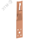 Держатель проводника круглого 6-8мм прямой h=80мм медь IEK