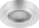 Светильник встраиваемый с белой LED подсветкой Feron CD8080 потолочный MR16 G53 белый матовый 29707