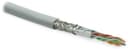 Кабель витая пара Hyperline SFUTP4-C5E-S24-IN-PVC-GY-305 (305 м)