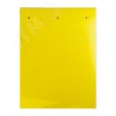 Табличка эластичная 15х9мм. Клейкое основание. Винил. Желтая (77 шт. на пластине, упак. по 10 листов)