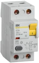 Выключатель дифференциального тока (УЗО) 2п 63А 100мА тип ACS ВД1-63S KARAT IEK MDV12-2-063-100