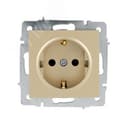 VESNA Розетка с защитой от детей ПБТ золото