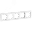 Рамка пятипостовая ATLASDESIGN универсальная белый