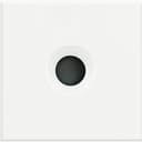 Axolute Заглушка с выходным отверстием 9мм 2 коннектора для организации распайки белый