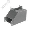 Угол вертикальный внутренний L 100х500 мм с разворотом трассы на 90 гр. ПЛЮС HD85