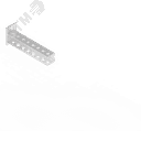 Консоль легкая 40х40 L200 s=2 П(U)-образная оцинкованное