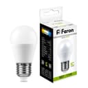 Лампа светодиодная Feron LB750 Шарик E27 11W 4000K 25950