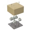 Коробка огнестойкая для о/п 40-0310-FR1.5-10 Е15-Е120 RAL7035 150х110х70 (6 шт/кор)