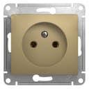 GLOSSA Розетка без заземления в рамку титан GSL000441 Systeme Electric