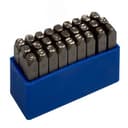 Набор ударных клейм 2 мм, буквы-латиница, 27 предметов