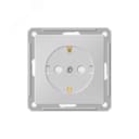 Розетка W59 скрытая, с заземлением, со шторками, 16А, механизм, белый RS16-152-1-86 Systeme Electric