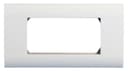 Панель лицевая для 4-х модулей Hyperline FP-2M45-1-WH