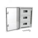 Корпус пластиковый распределительный ЩРН-45 IP65 прозрачная дверь 500х350х190