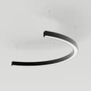 Светильник SPLINEHANGARCC3535D80034W Warm3000 BLACK 230V Arlight Металл 0340161