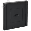 FORTE&PIANO Розетка HDMI FP140 черный IEK