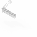 Консоль двойная 60х80 L300 (s:1,5) П-образная усиленная Сендзимир цинк