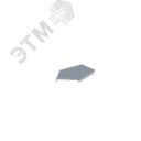 Крышка лотка монтажного углового 45 горизонтального ЛР45Г.100.15.247.1,2.1 СОЭМИ