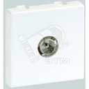 Connect Плата с TV разъемом папа винты 45х45мм графит