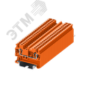 Клемма TC 1-1 пружинная, сечение 2,5 мм. кв., оранжевая