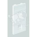 Connect Адаптер на 2 RJ45 CJ545U(FM) CJ546U(FM) шторки CIMA-модуль 52x108мм SC белый Simon