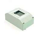 Корпус пластиковый навесной 2-4 модуля IP30 БЕЛЫЙ ЩРН-П-2/4