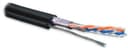 Кабель витая пара Hyperline FUTP2-C5-S24-SW-OUT-PE-BK-500 (500 м)