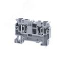 Клемма проходная 6 кв.мм пружинная OptiClip CX-6-I-41A-(0,2-6)-серый 289715 КЭАЗ Optima