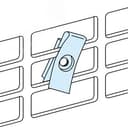 20 ГАЕК М5 ДЛЯ ПЕРФОРИРОВАННОЙ ПЛАТЫ