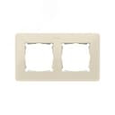 Рамка 2 поста слоновая кость/тростниковый сахар 82 Detail