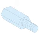 4 СТОЙКИ ДЛЯ РЕЕК М5, В = 55 ММ Schneider Electric